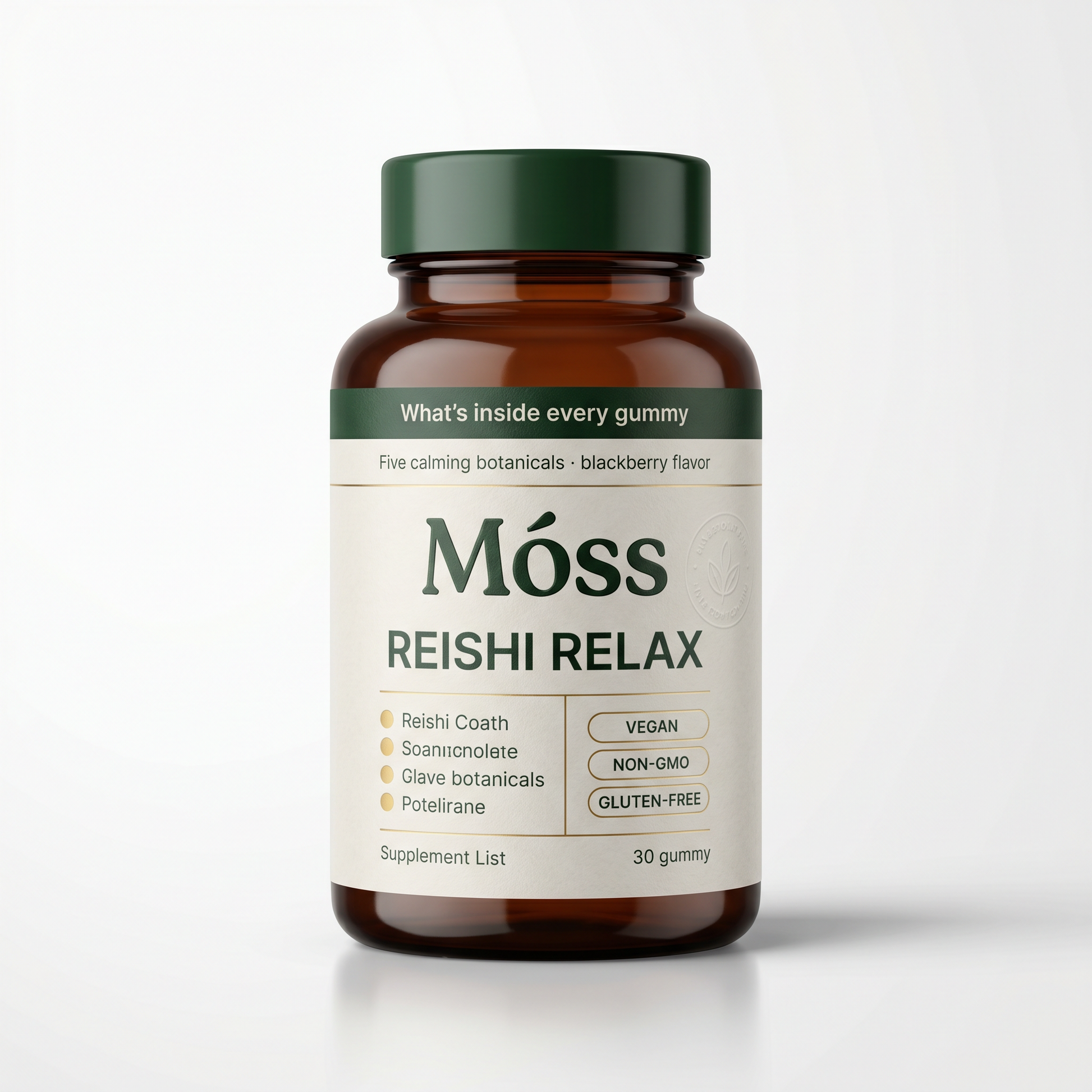 Móss Reishi Relax Gummies — Calm Support
