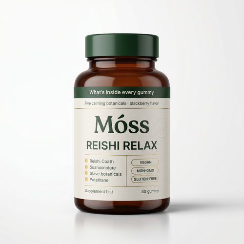 Móss Reishi Relax Gummies — Calm Support